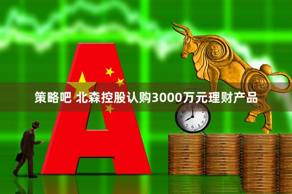 策略吧 北森控股认购3000万元理财产品